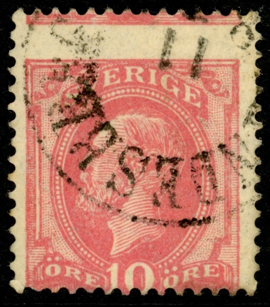 F39v5. Stpl felcentrerat ex (vht). F 600 kr