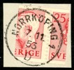 F405A. Automatklippt felskuret ex på vackert klipp NORRKÖPING 1 7.11.53