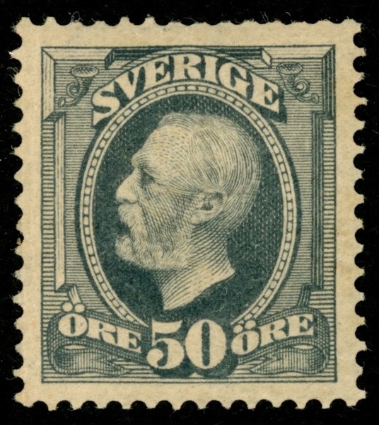 F59. Postfriskt ex. Fin centrering men ktt upptill. F 2700 kr