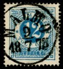F21. MALMÖ 9.7.1873. Härligt ex i intensiv färg! Pr-lyx