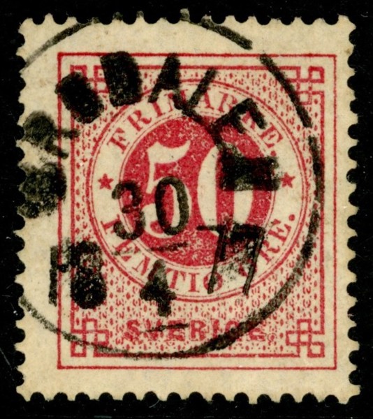 F26. BRODALEN 30.4.1877. Fräscht ex!
