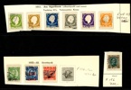 Stämplad lot med flera bättre valörer, bl.a. fin serie Sigurdsson. F ca 1800 kr