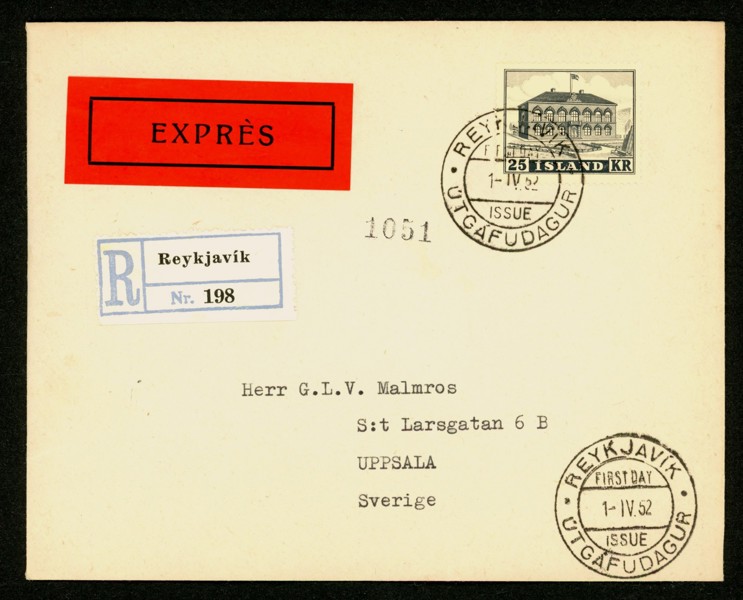 FDC 1.IV.52. F 1200 kr