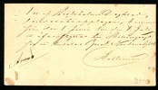 Postsak. Frankerat med 50 öre som WÄRDE, stpl JÖNKÖPING 30.5.1879, till Skillingaryd. Vackert objekt.