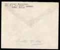 10+60 öre som frankering på luftpostbrev till ABESSINIEN via Moskva och Bagdad, stpl LJUGARN 24.4.41. Ovanligt adressland!