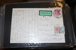 LÖSEN. Litet album med ca 50 brev och kort med lösen, tycks vara i perioden 1930-70-talen. Se bildexempel.