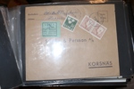 LÖSEN. Litet album med ca 50 brev och kort med lösen, tycks vara i perioden 1930-70-talen. Se bildexempel.