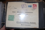 LÖSEN. Litet album med ca 50 brev och kort med lösen, tycks vara i perioden 1930-70-talen. Se bildexempel.