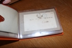 FÖRFILATELI. Lot med 14 brev i ett mini-album. Delvis otydliga stämpelavtryck, besiktiga!