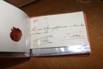 FÖRFILATELI. Lot med 14 brev i ett mini-album. Delvis otydliga stämpelavtryck, besiktiga!