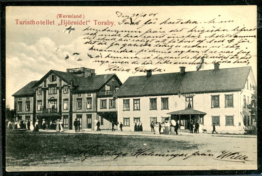 Torsby. Turisthotellet "Björnidet". Postgånget -05.