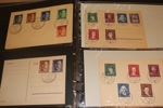 TYSKLAND. Flyttlåda 8 stora och 6 små album blandat Tyskland, olika områden. Bl.a. välfylld stpl samling DDR 1949-80-tal i två album. Även en del äldre försändelser. Från dödsbo, besiktiga.