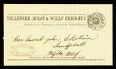 F20f. Trycksak med firmatryck, GÖTEBORG 13.10.1874 sänt till Wifstawarf. Perfekt, välbevarat skick, i mitt tycke ett praktobjekt. Attest Nils Svensson.