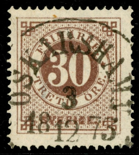F25. OSKARSHAMN 3.12.1873. Praktex!