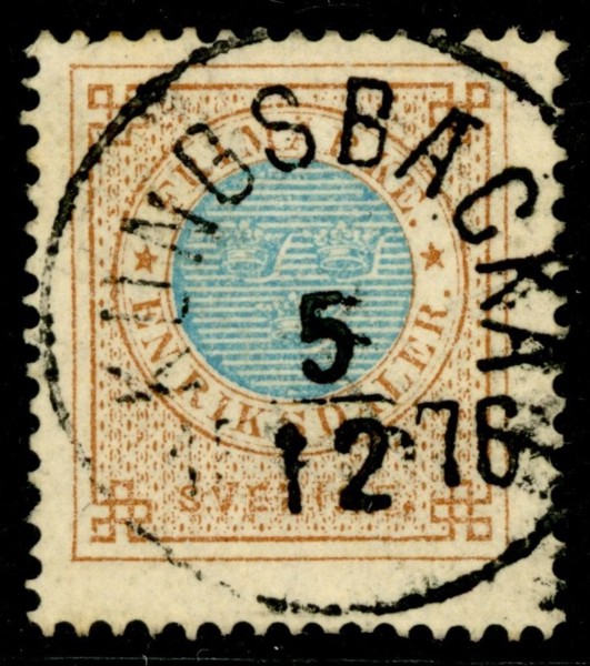 F27. KUNGSBACKA 5.12.1876. Felfritt ex nära prakt!