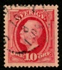 F54vm10. Stpl ex med vm del av fyra kronor. Sällsynt. Några korta tänder av mindre betydelse.