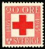 F358B v2. Postfriskt ex med variant "skuggning till höger om korset".