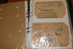 Pärm med äldre brev, många kungörelser 1870-tal dock i mycket blandad kvalitet med många delvis missfärgade. Mest frankerat med tjänstefrimärken inkl många tandning 14. Även en del 1910-40-tal.