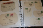 Pärm med äldre brev, många kungörelser 1870-tal dock i mycket blandad kvalitet med många delvis missfärgade. Mest frankerat med tjänstefrimärken inkl många tandning 14. Även en del 1910-40-tal.