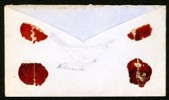 24+12 öre på vackert rekommenderat brev till Ljusdal, stpl BOLLNÄS 18.3.1869. Bakfliken saknas, men trevligt ändå.