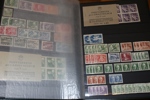 Dubblettalbum 1855-1940-tal med bl.a. 4 sk bco, mycket vapen-ringtyp, några fina Oscar II och en hel del bättre 30-40-tal. I början stämplat, sedan mer x/xx där merparten är postfriskt. Högt kv!