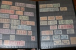 Dubblettalbum 1855-1940-tal med bl.a. 4 sk bco, mycket vapen-ringtyp, några fina Oscar II och en hel del bättre 30-40-tal. I början stämplat, sedan mer x/xx där merparten är postfriskt. Högt kv!