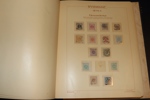 Välfylld samling 1856-1974 i tre Estett-album. Mest stämplat fram till 30-talet med ostämplade inslag, därefter x/xx.