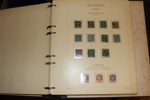 Välfylld samling 1856-1974 i tre Estett-album. Mest stämplat fram till 30-talet med ostämplade inslag, därefter x/xx.