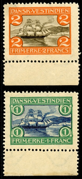 F38-39. Två postfriska ex. F 1100 kr