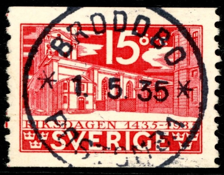 F242A. BRODDBO POSTOMB 1 1.5.35 (kt)