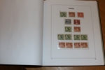 Samling x/xx i DAVO-album med fickor (sidor från 1855). 