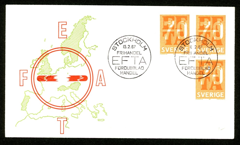 15.2.67. Med vinjett enligt bild.