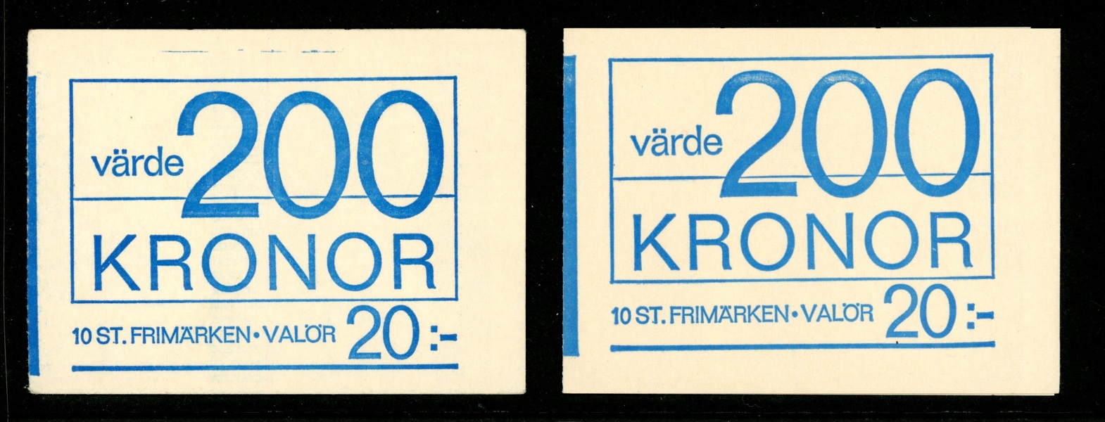 H212Aa. Lot med två häften.