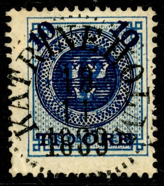 F50. KATRINEHOLM 18.11.1889 (kt, minimalt veck)