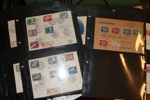 Parti FDC 1930-70 med t.ex. F332C resp F337C, några med vinjetter m.m.
