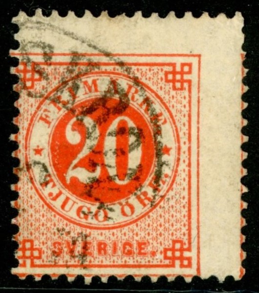 F33v. Kraftigt snedcenterat ex.