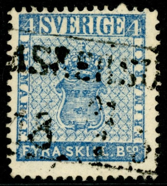 F2. ASKERSU(ND) 21.4.185X. Vackert ex med rättvänd 4-kantstpl. 