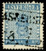 F2. ASKERSU(ND) 21.4.185X. Vackert ex med rättvänd 4-kantstpl. 