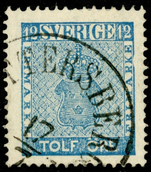 F9. (U)TTERSBERG, ovanlig stämpel U-län. Postal 500 kr