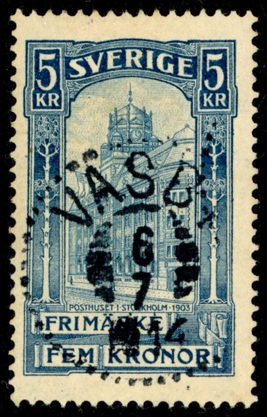 F65. VÄSBY 6.7.1914. Vackert ex!