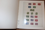 Specialsamling 1928-1936 i tre album med både lösa stämplade och ost (mest postfriska) märken samt BREV. 