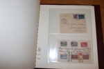 Specialsamling 1928-1936 i tre album med både lösa stämplade och ost (mest postfriska) märken samt BREV. 