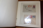 Specialsamling 1928-1936 i tre album med både lösa stämplade och ost (mest postfriska) märken samt BREV. 