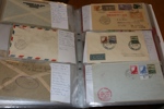 ZEPPELIN. Fantastisk samling zeppelinpost om/med de två luftskeppen LZ 127 ("Graf Zeppelin") och LZ 129 ("Hindenburg").