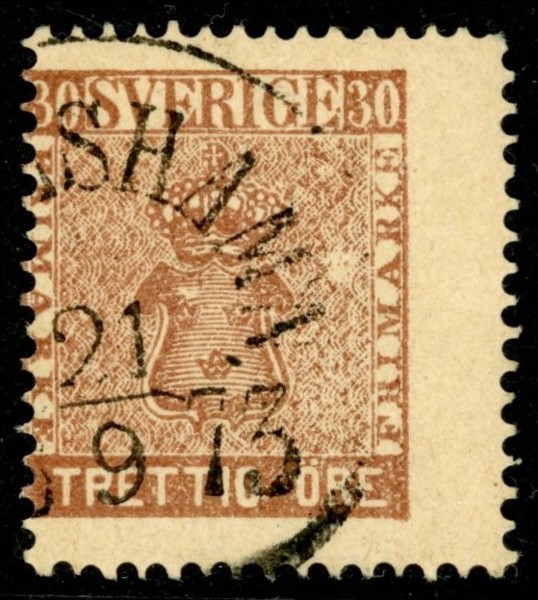 F11h. Kraftigt snedcentrerat ex av den sista nyansen.