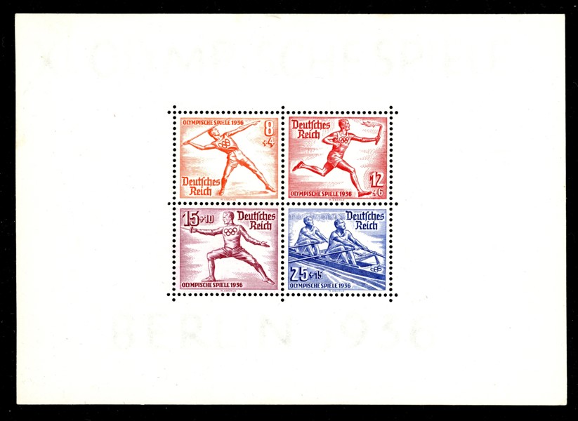 TYSKLAND/REICH. Block 6. Postfriskt ex. Mi € 120