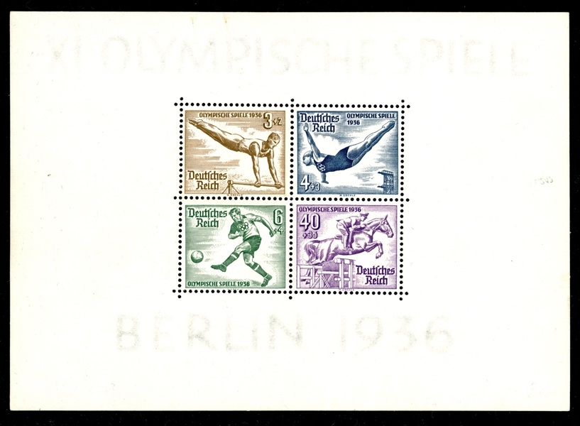 TYSKLAND/REICH. Block 5X. Postfriskt ex. Mi € 120