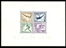 TYSKLAND/REICH. Block 5X. Postfriskt ex. Mi € 120