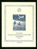 POLEN. Block A I. Postfriskt ex av det otandade blocket i blå färg. Mi € 350