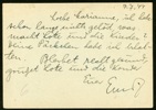TYSKLAND/REICH. Kort skickat från gettot Theresienstadt till Västerås 1944. Historiskt intressant med instruktion hur det kan besvaras enbart på tyska m.m. 